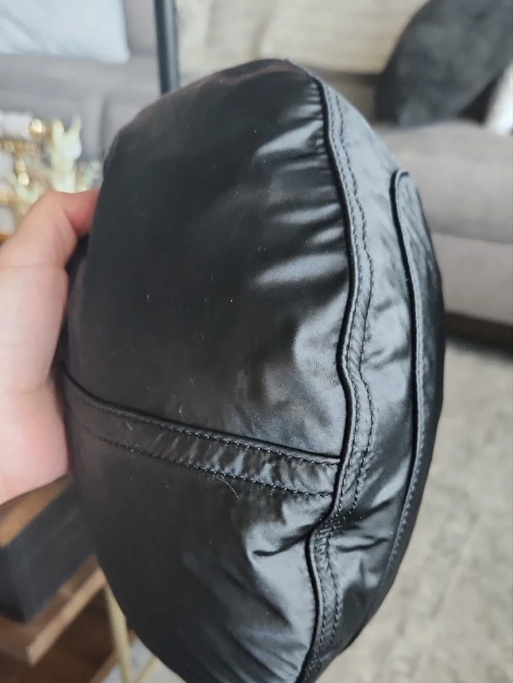 Coach Vintage Nylon Crescent Hobo Shoulder Bag